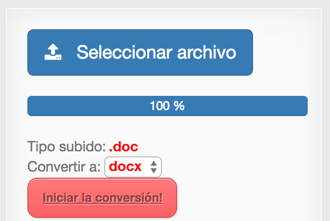 Comment convertir DOC en DOCX en ligne